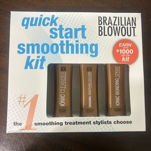 NWT Brazilian Blowout Quick Start Smoothing system kit